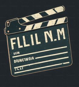 Klappern von Filmklappen im Vintage